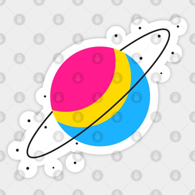 Pansexual Planet Sticker by Pridish